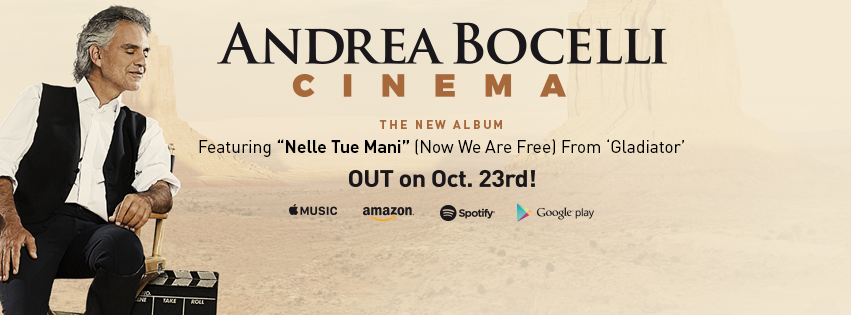 Cinema - out Oct 23rd, 2015