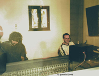 Andrea und Pierpaolo in Studio Centauro, 2001, Dank an Pierpaolo