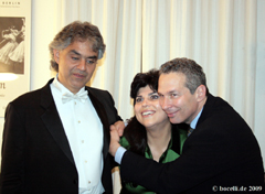 Deutsche Oper Berlin, 23.Mai 2009 , Foto copyright www.bocelli.de
