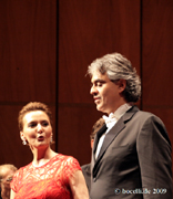 Deutsche Oper Berlin, 23.Mai 2009 mit Ulrike Helzel, Foto copyright www.bocelli.de