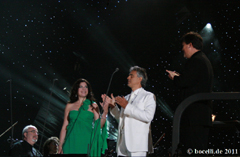 New York Central Park, 15 September 2011, with Ana Maria Martinez, copyright www.bocelli.de