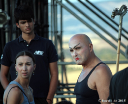 Teatro del Silenzio, August 2, 2015, backstage, photo F.Hochscheid fr www.Bocelli.de