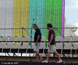 Teatro del Silenzio, August 2, 2015, backstage, photo F.Hochscheid fr www.Bocelli.de
