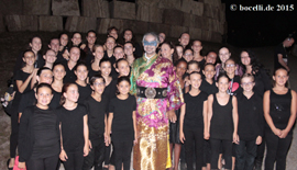 Teatro del Silenzio, August 2, 2015, backstage, photo F.Hochscheid fr www.Bocelli.de