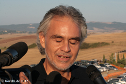 Teatro del Silenzio, August 4, 2015, backstage, photo F.Hochscheid f�r www.Bocelli.de